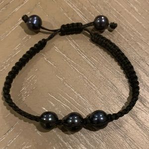 Freshwater Pearl Macrame Bracelet